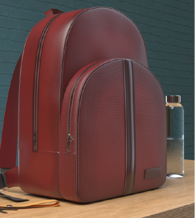 Plazoleta U Tadeo modelada en 3D