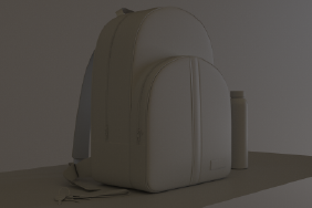 Modelo morral boston gris