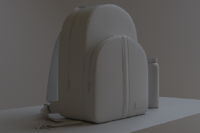 Modelo morral boston gris